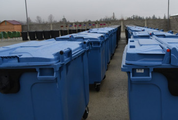 Odpadové kontejnery a další vybavení pro Gruzii