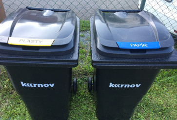 Conteneurs pour déchets triés pour Krnov