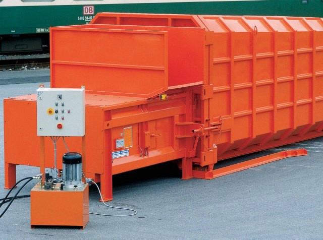 Compacteur poste fixe P100 - P1000 compact pour déchets secs - Sacria