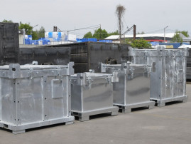 Conteneurs de transport ADR pour batteries lithium-ion (Li-Ion) ASP 600-800-1500-1800
